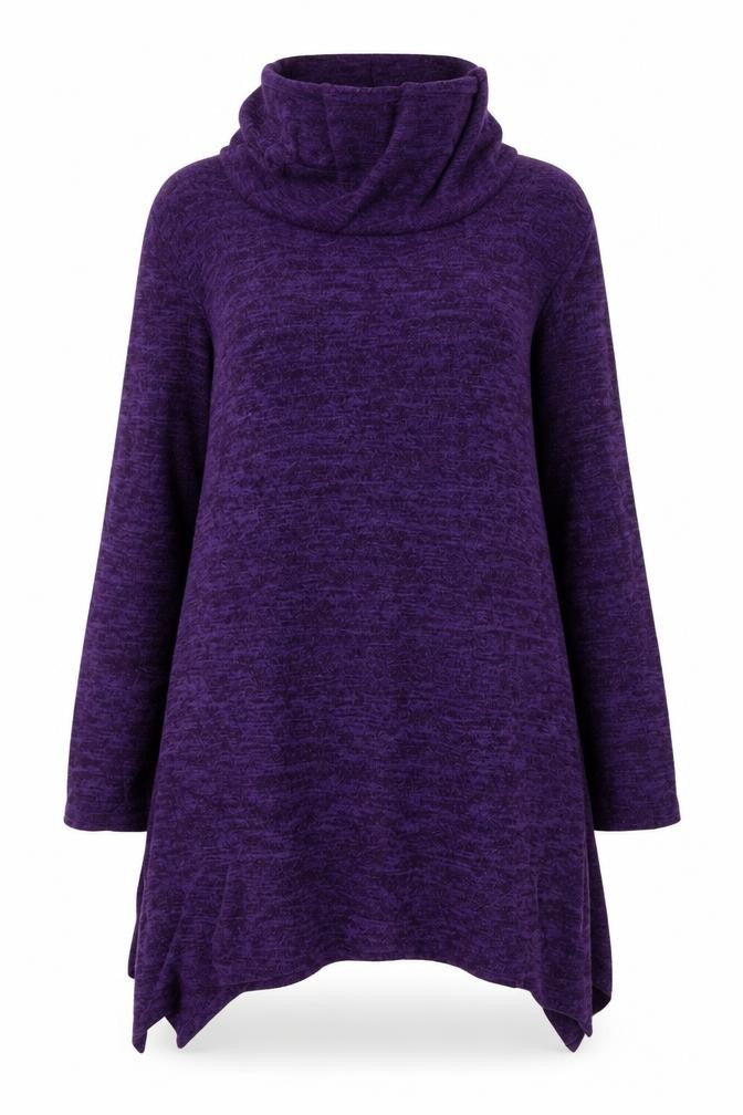 Pure elegance Womens Purple   Pullover Jumper Size 14