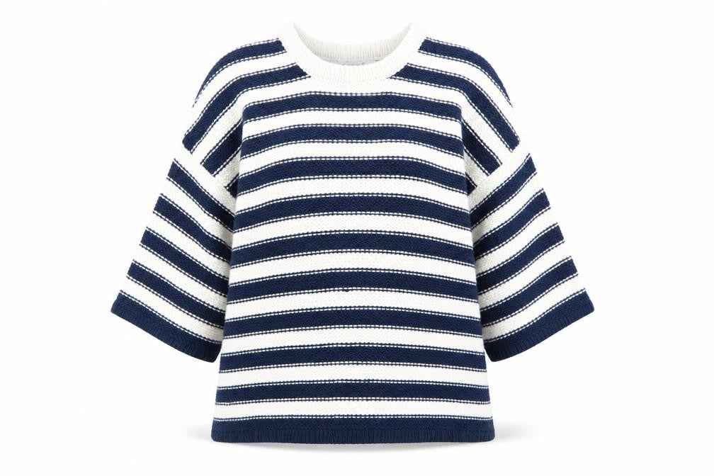 Bellfield Womens Multicoloured Striped  Pullover Jumper Size 10
