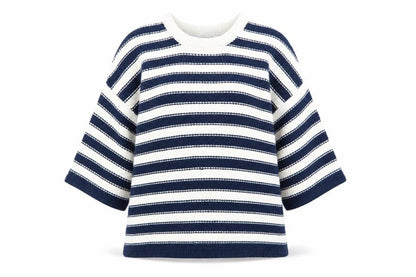 Bellfield Womens Multicoloured Striped  Pullover Jumper Size 10