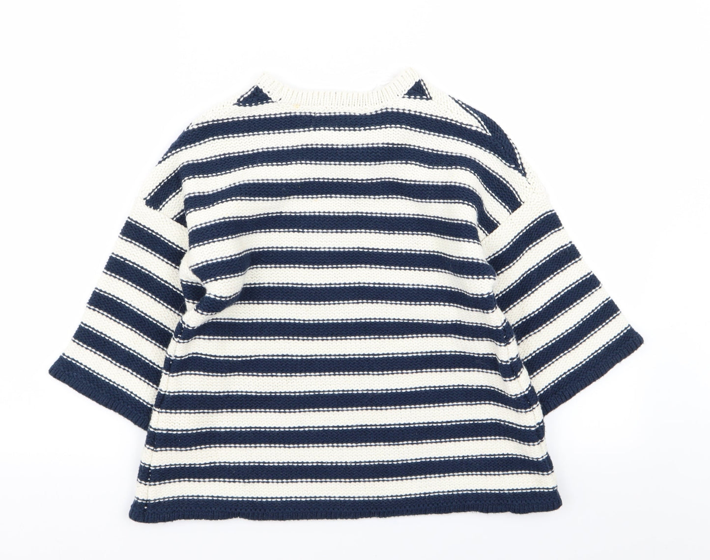 Bellfield Womens Multicoloured Striped  Pullover Jumper Size 10