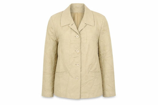EWM Womens Yellow   Jacket Blazer Size 12