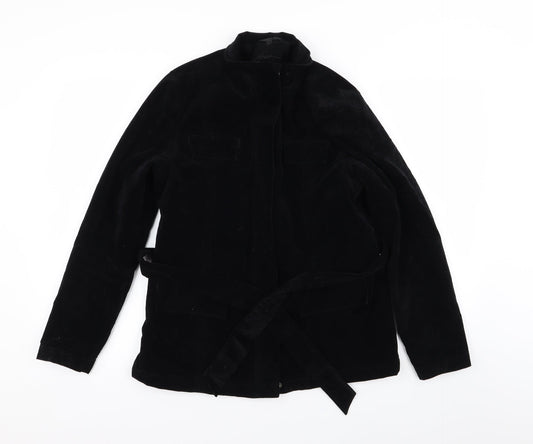 DASH Womens Black   Overcoat Coat Size 10