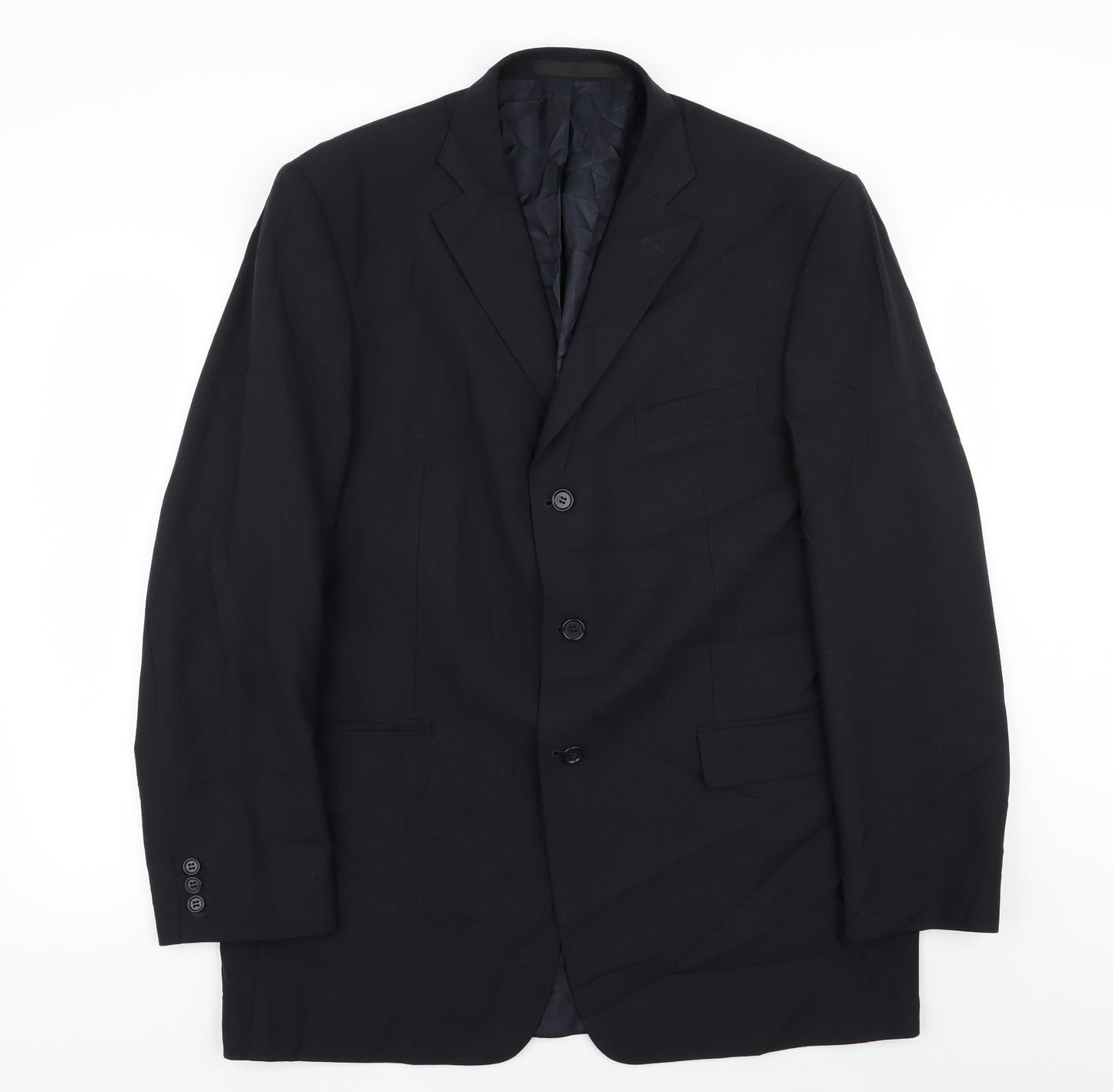 M&S Mens Blue   Jacket Blazer Size 44