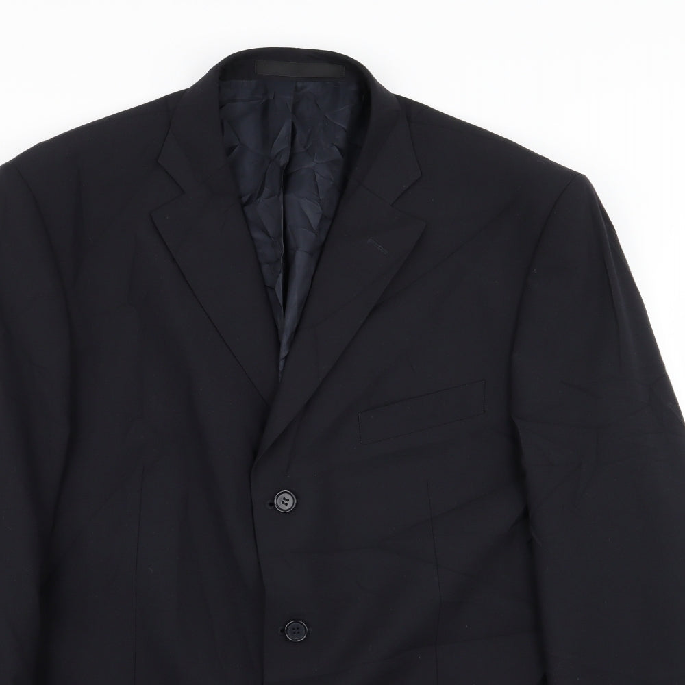 M&S Mens Blue   Jacket Blazer Size 44