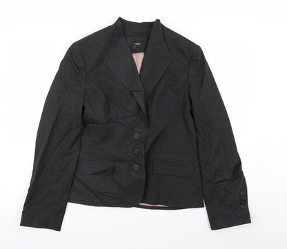Next Womens Black   Jacket Blazer Size 14