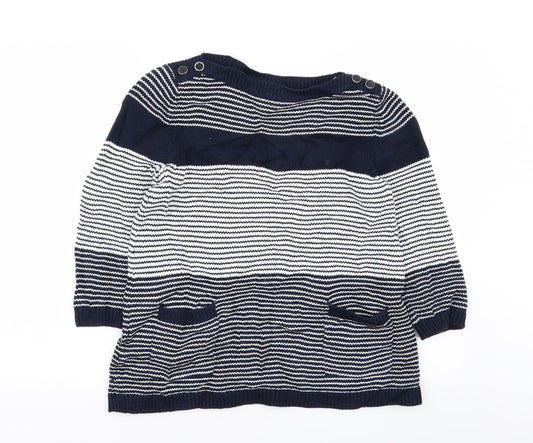 Wallis Womens Multicoloured Striped  Pullover Jumper Size S