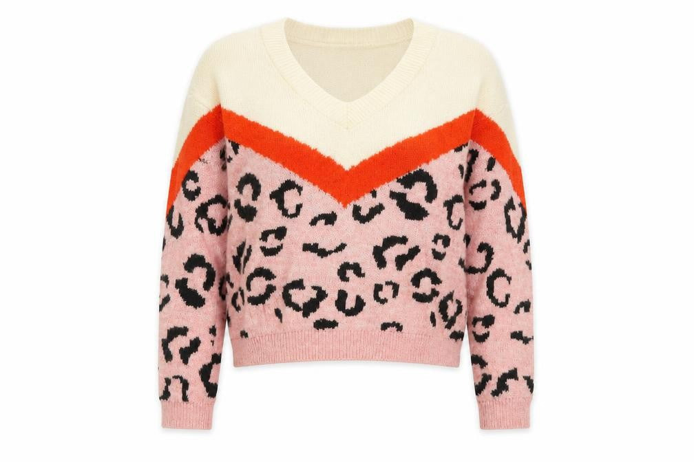 Primark Womens Multicoloured Animal Print  Pullover Jumper Size S