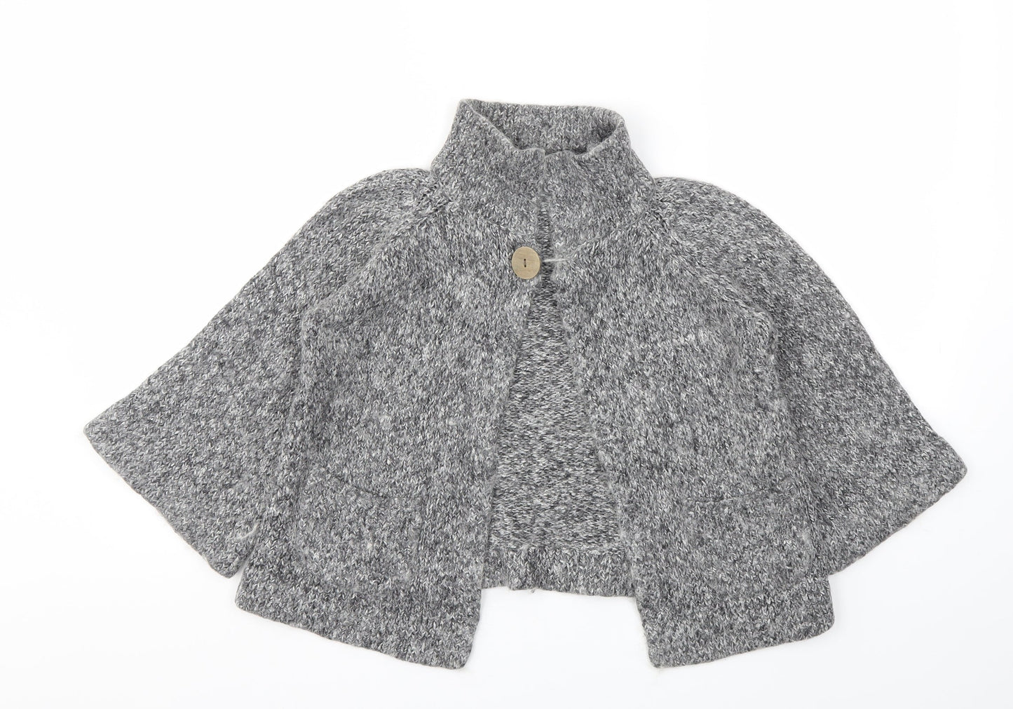 New Look Womens Grey   Cardigan Jumper Size 12