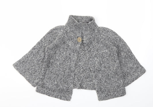 New Look Womens Grey   Cardigan Jumper Size 12