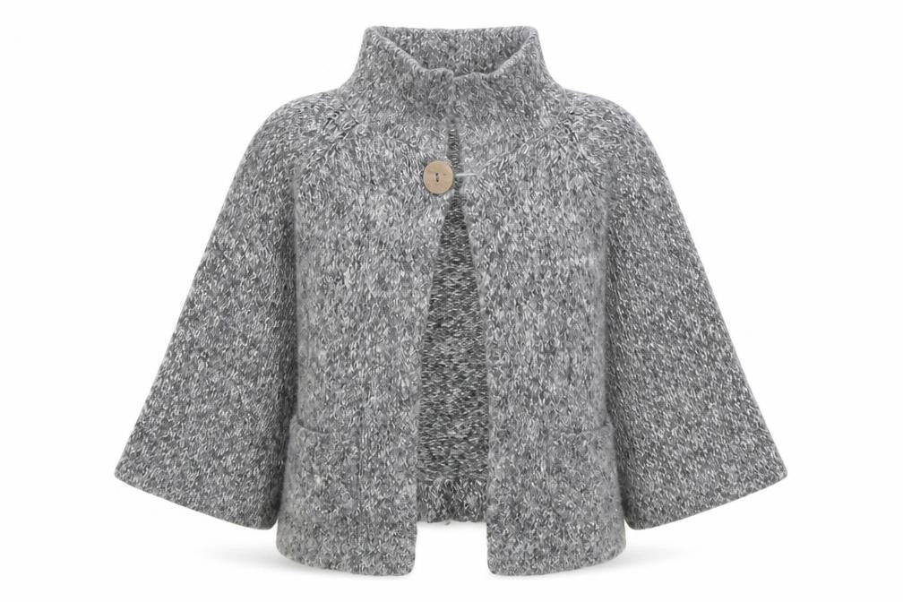 New Look Womens Grey   Cardigan Jumper Size 12