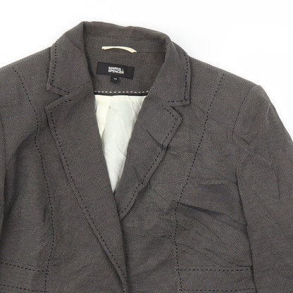 Marks & Spencer Womens Grey   Jacket Blazer Size 14