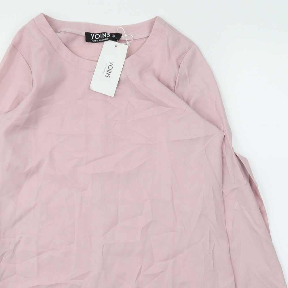 Yoins Womens Pink   A-Line  Size S