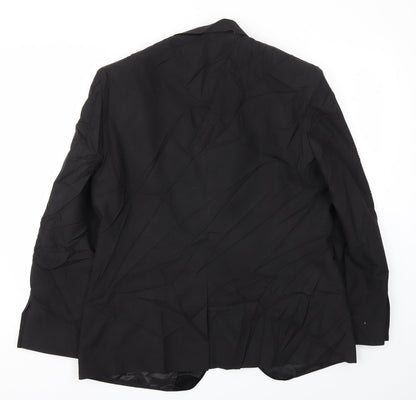 Next Mens Black   Jacket Blazer Size 42