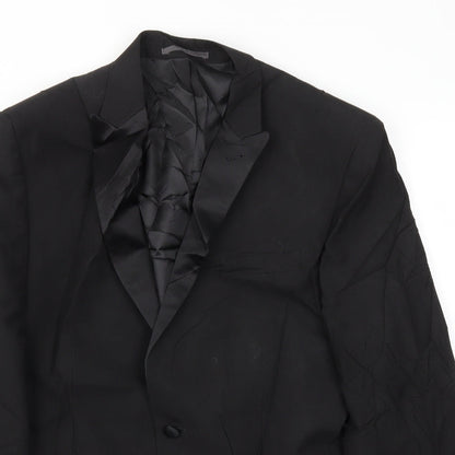 Next Mens Black   Jacket Blazer Size 42