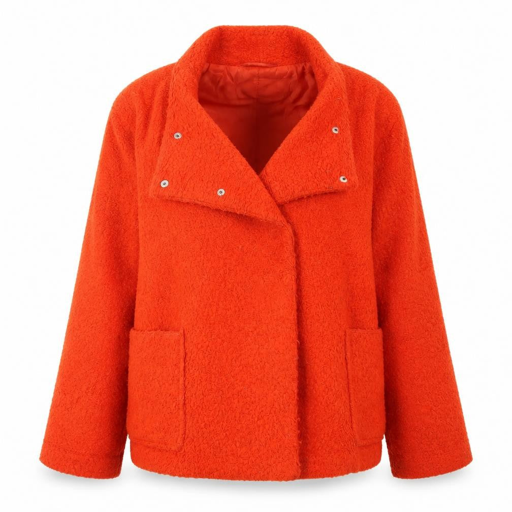 Primark Womens Orange   Jacket Coatigan Size 10