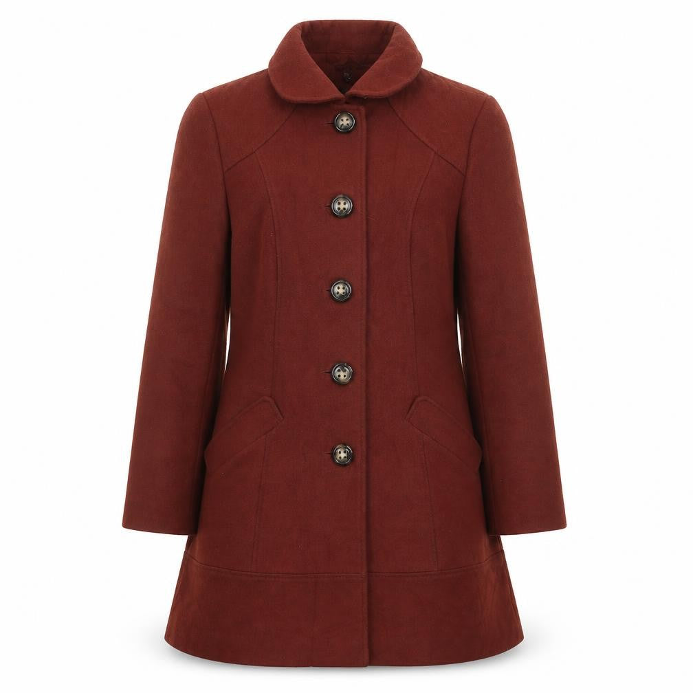 George Womens Brown   Jacket Coat Size 8
