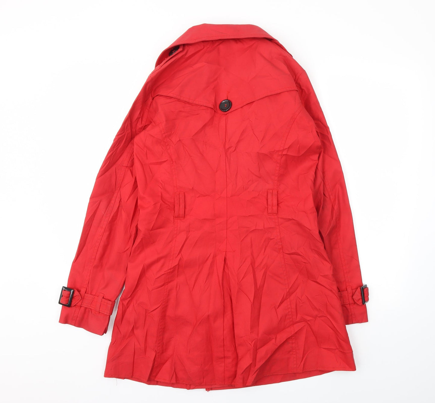 H&M Womens Red   Jacket Coat Size 10