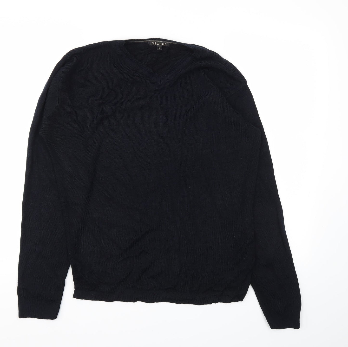 George Mens Blue   Pullover Jumper Size M