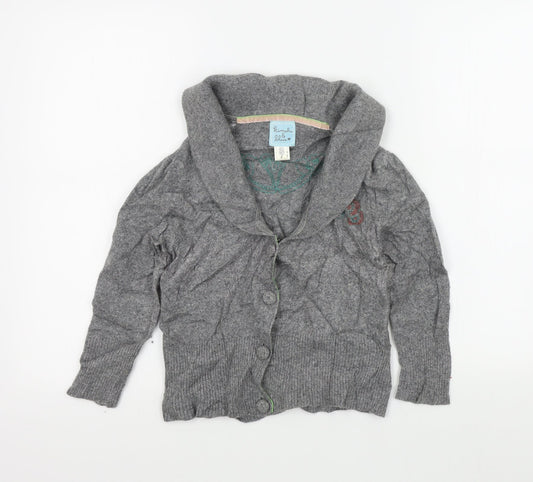 peimchi Womens Grey   Cardigan Jumper Size S
