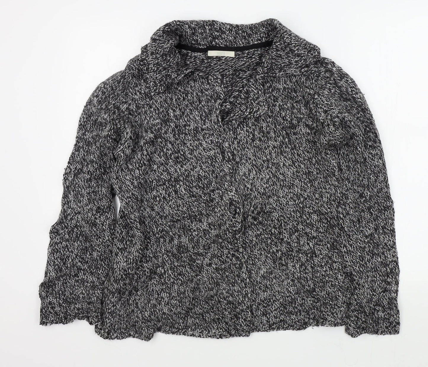 M&S Womens Black   Cardigan Jumper Size 16
