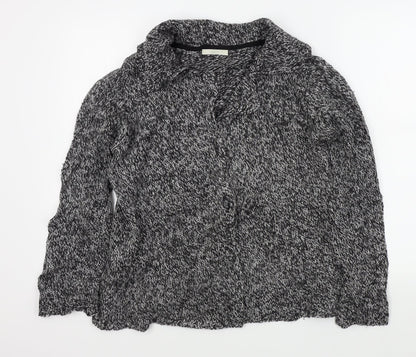 Marks & Spencer Womens Black   Cardigan Jumper Size 16