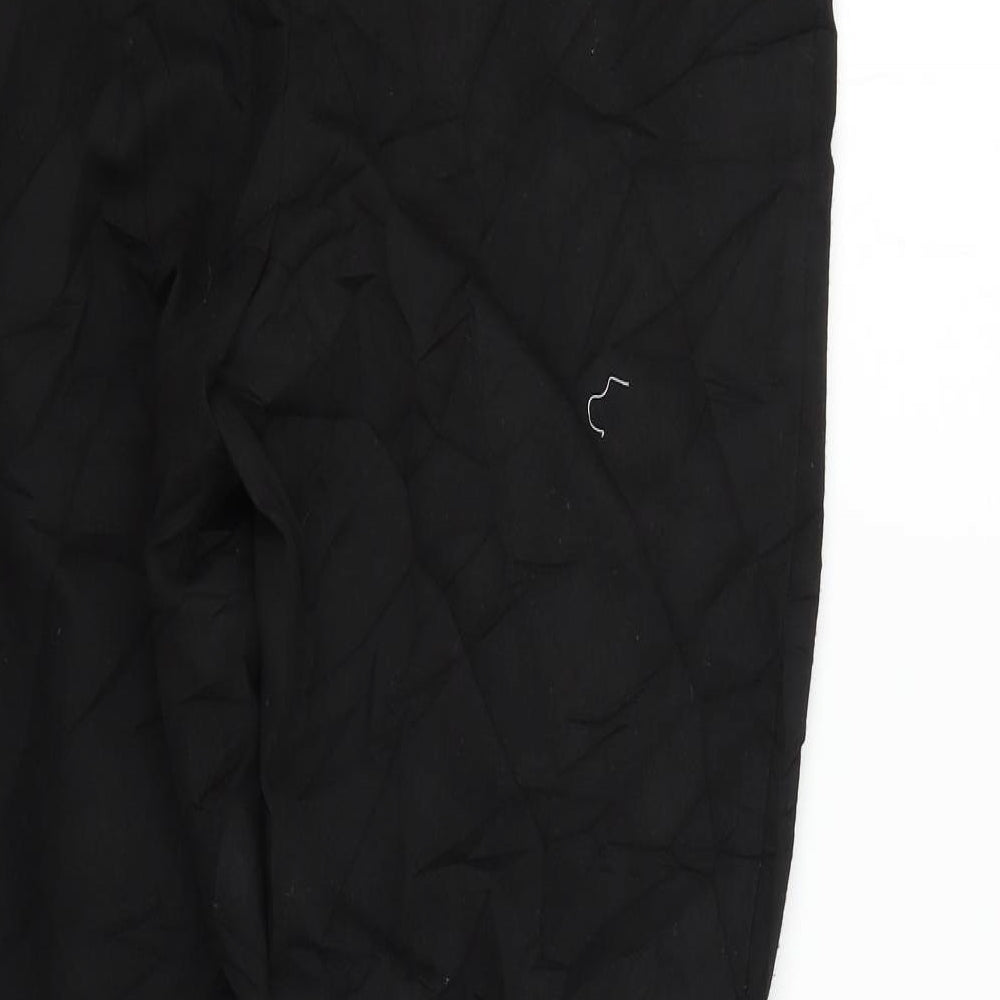 Warehouse Womens Black   Trousers  Size 14 L25 in