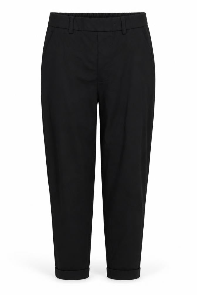 Savioa Womens Black   Trousers  Size 8 L26 in