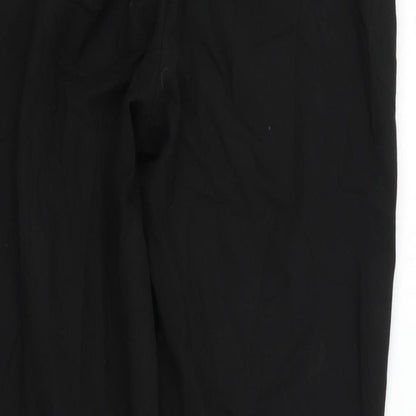 Brand and care label for Savioa women’s black trousers, size UK 8, 26-inch leg