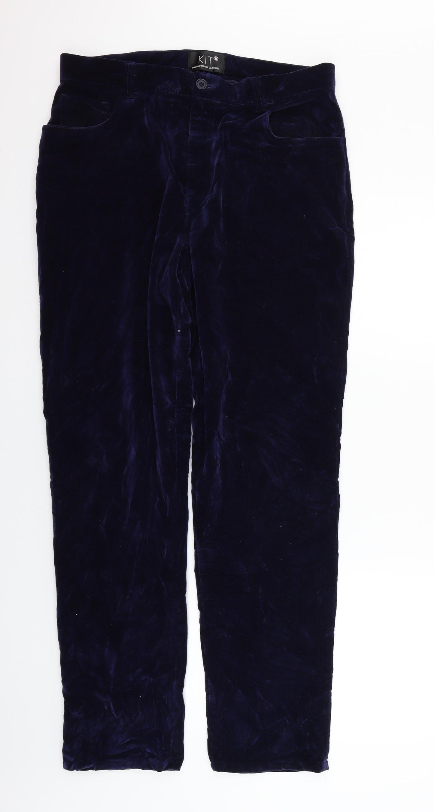 Kit Womens Blue   Trousers  Size 36 in L29 in