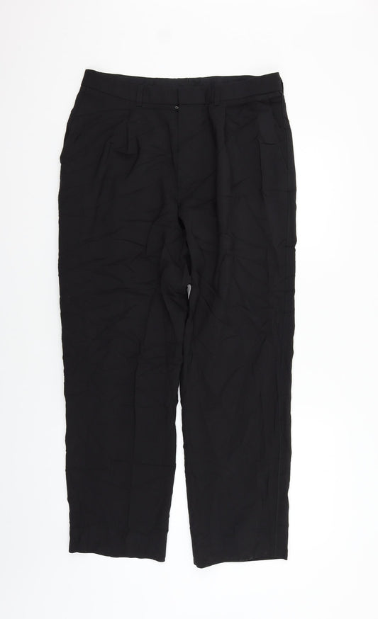 Marks and Spencer Womens Black   Trousers  Size 34 in L29 in
