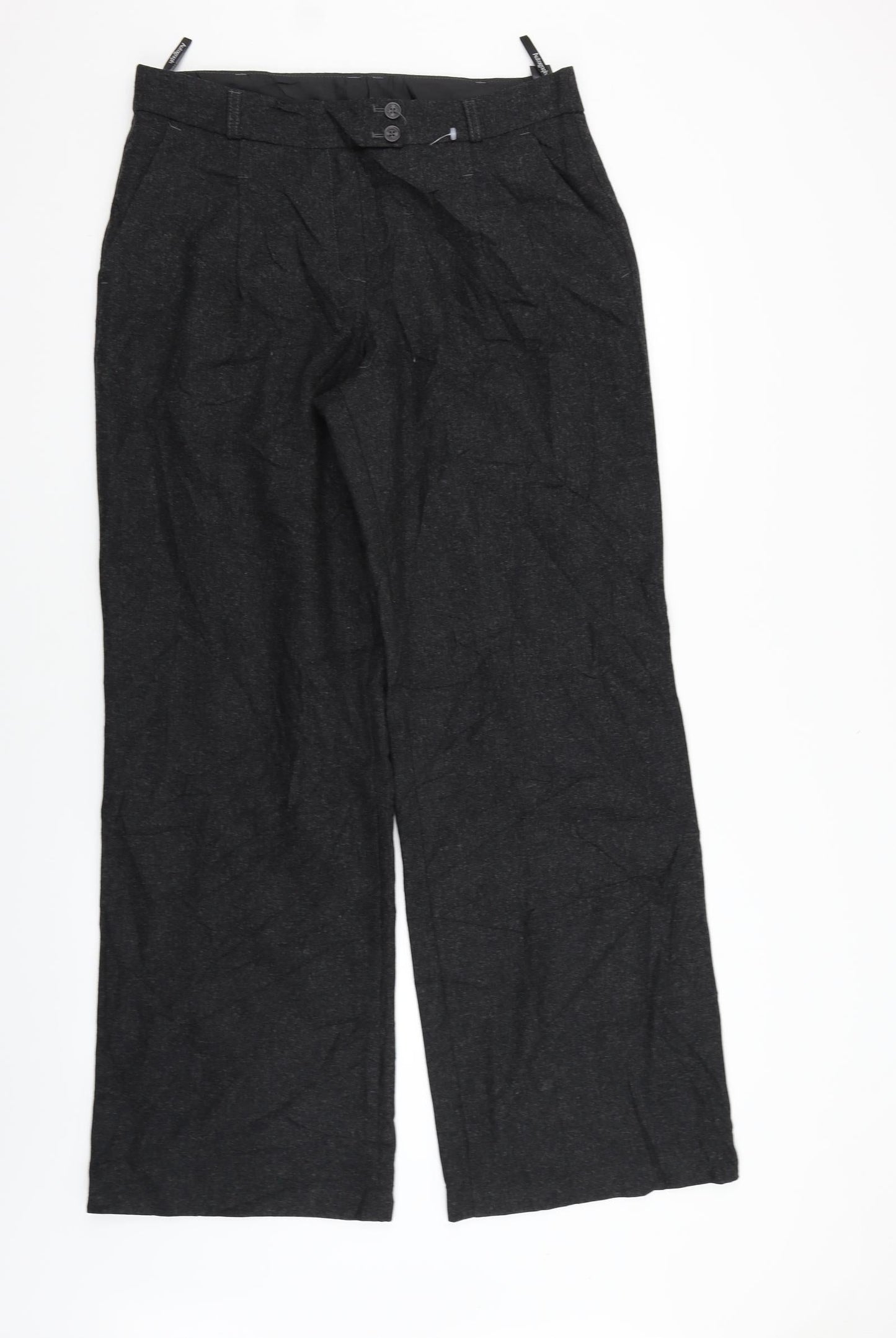 Marks and Spencer Womens Grey   Trousers  Size 14 L30 in