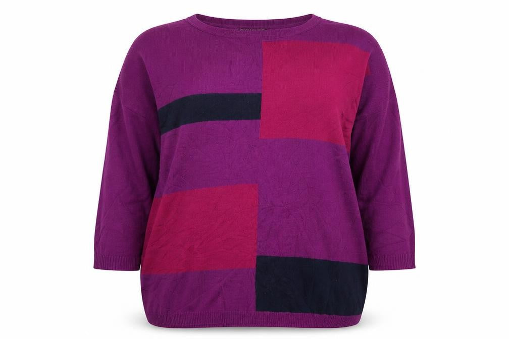 LOVE TO KNIT Womens Purple   Pullover Jumper Size 16