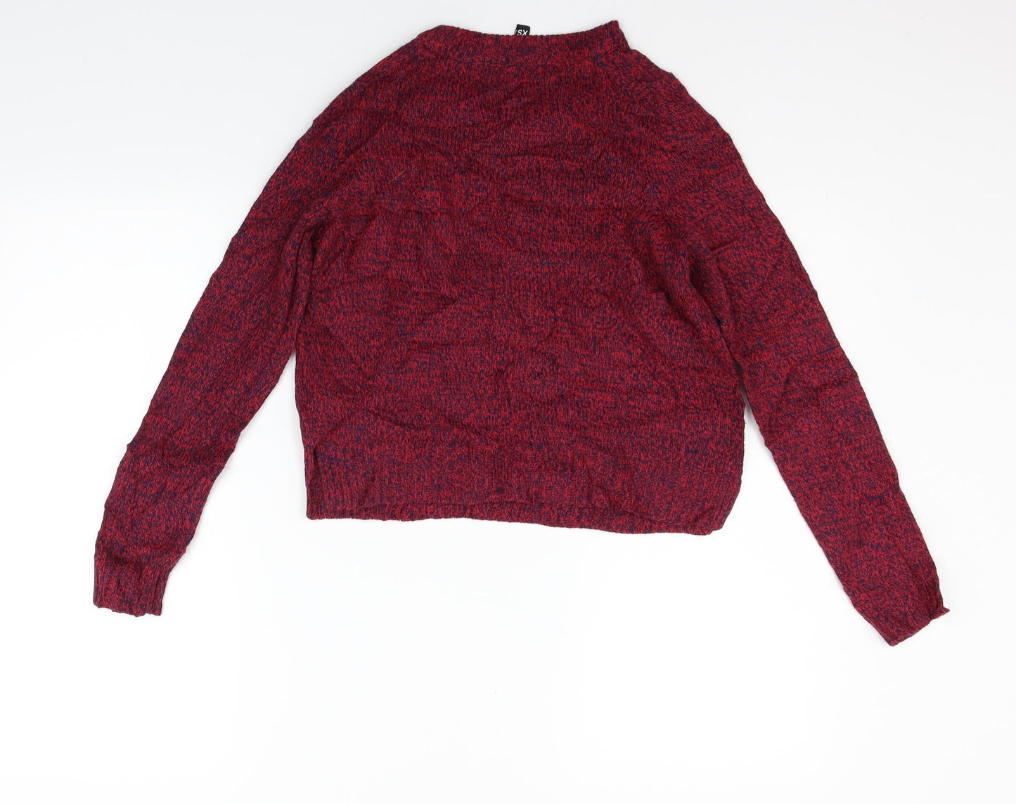 Divided Womens Red   Pullover Jumper Size XS