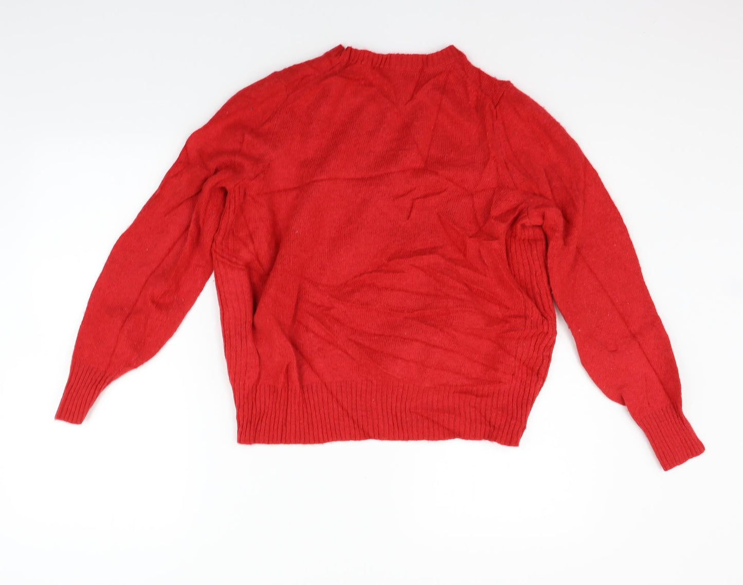 Marks and Spencer Womens Red   Pullover Jumper Size 16