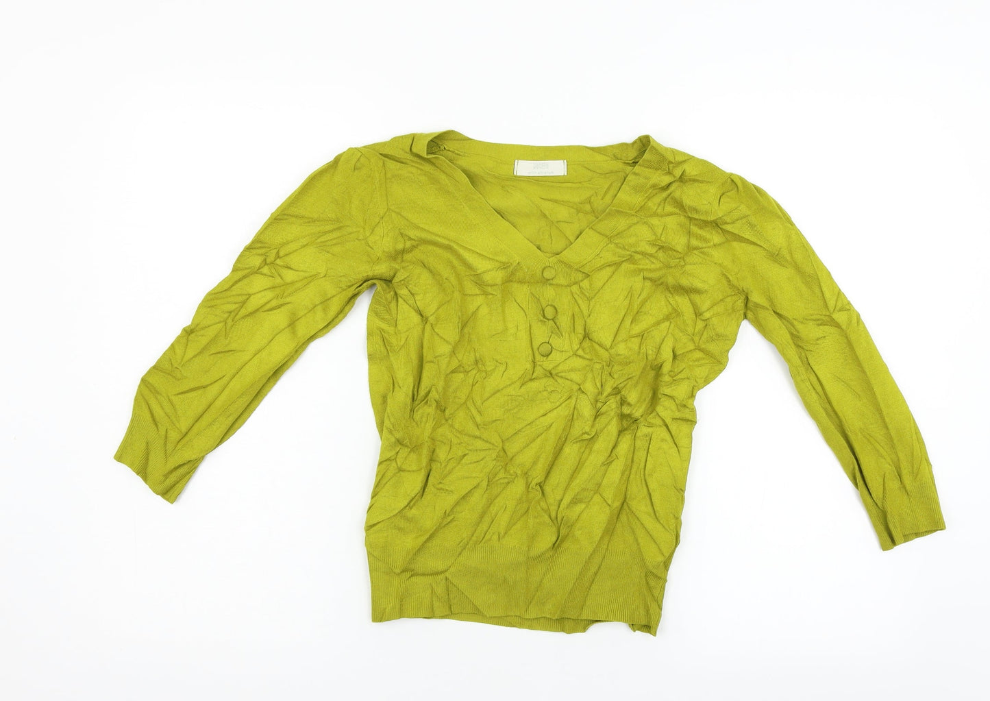 Marks and Spencer Womens Yellow   Pullover Jumper Size 12