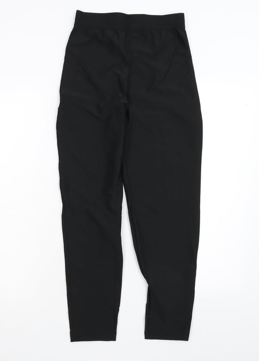 Preworn Womens Black   Carrot Leggings Size XL L24 in