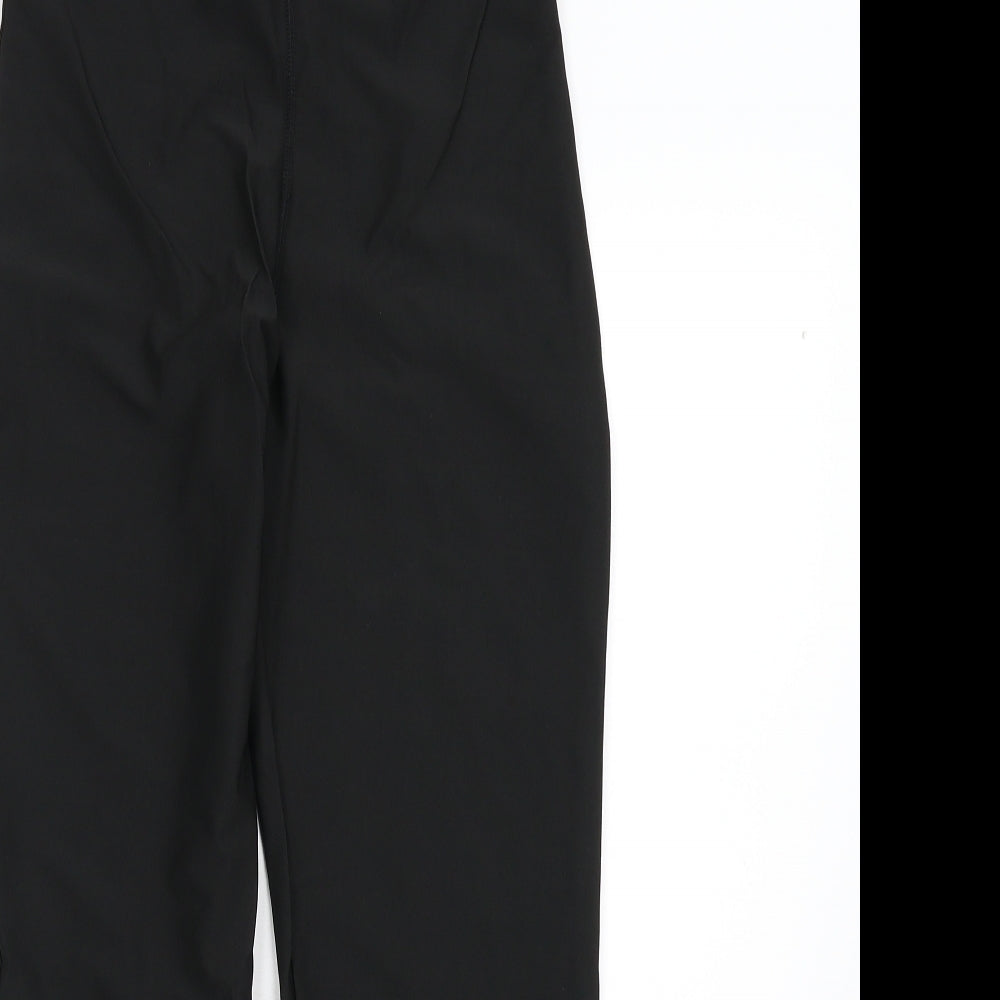 Preworn Womens Black   Carrot Leggings Size XL L24 in