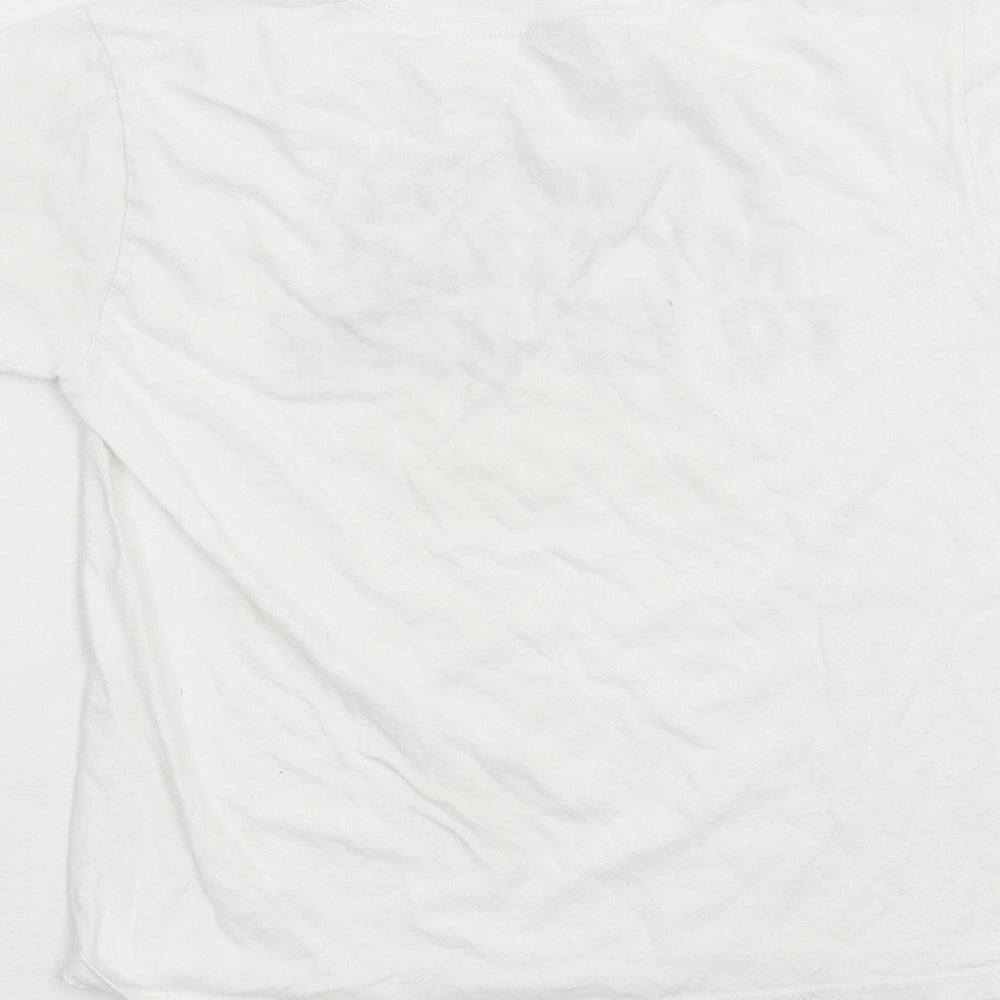 Fruit of the Loom Boys White   Basic T-Shirt Size 7-8 Years  - I Paused My Game To Be Here
