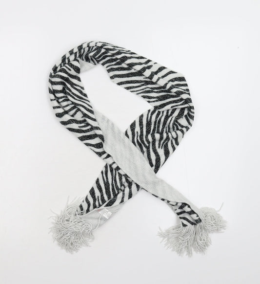 Ethel Austin Womens Silver Animal Print   Scarf