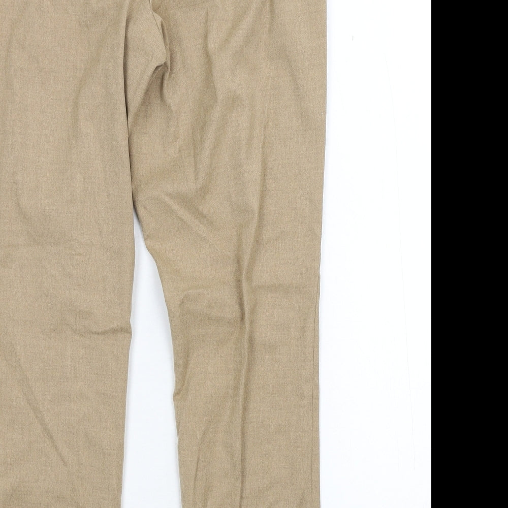 H&M Womens Beige   Trousers  Size 14 L27 in