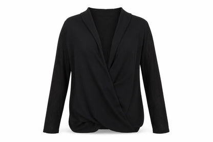 Japna Womens Black   Tunic Blouse Size L