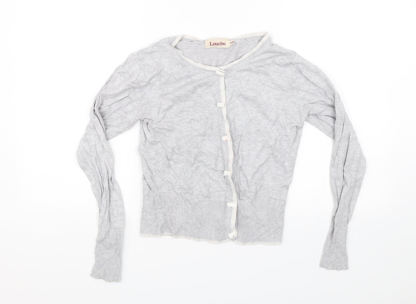 Louche Womens Grey   Cardigan Jumper Size 12