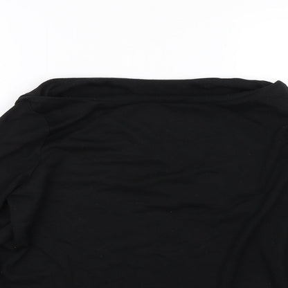 Marks & Spencer Womens Black   Pullover Jumper Size M