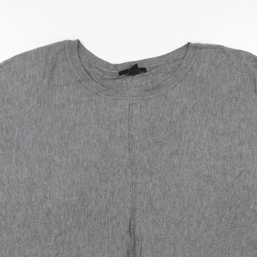 H&M Womens Grey   Pullover Jumper Size M