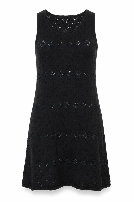 Not Shy Womens Black   Tank Dress  Size S