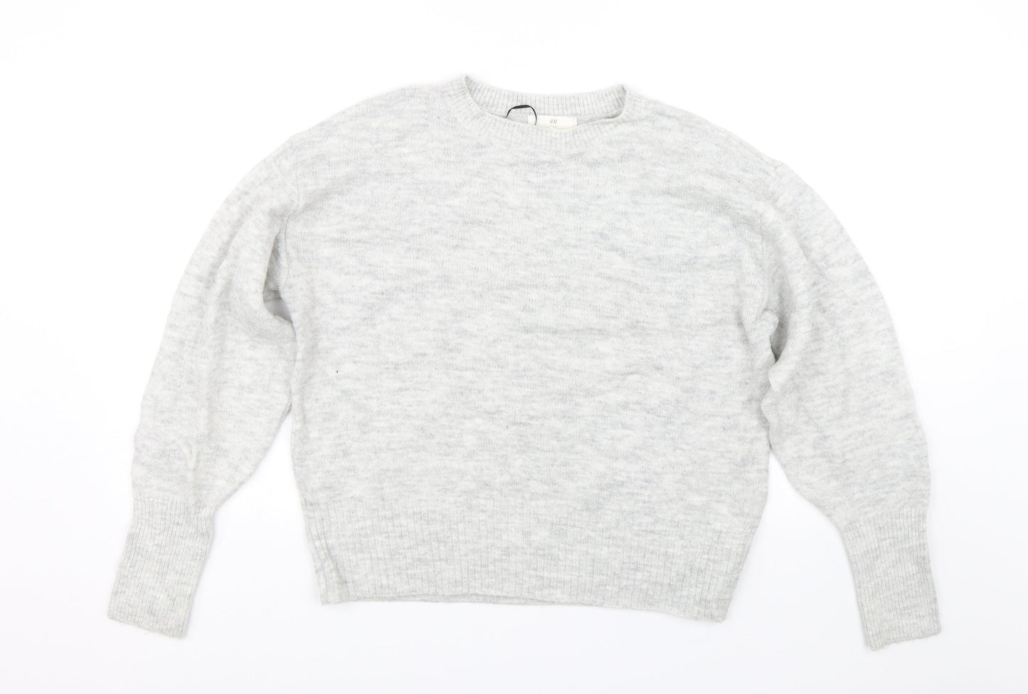 H&M Womens Grey   Pullover Jumper Size S