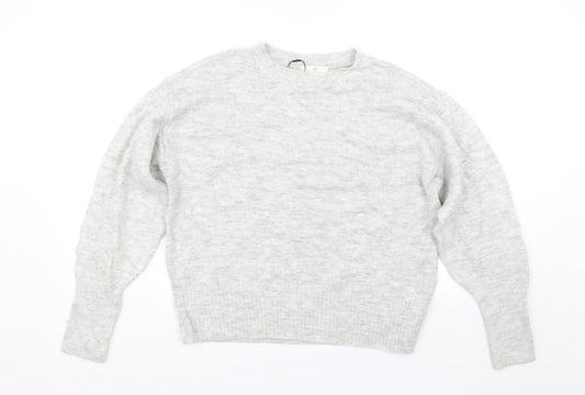 H&M Womens Grey   Pullover Jumper Size S