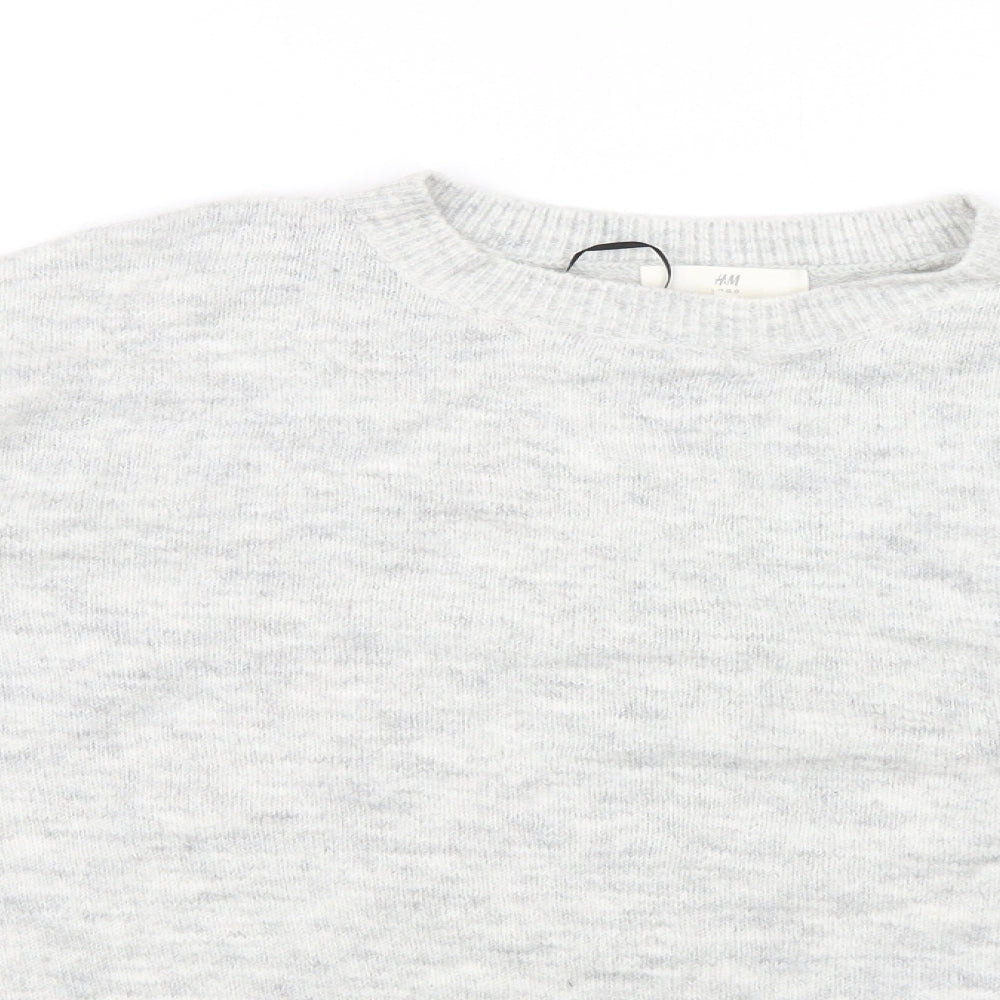 H&M Womens Grey   Pullover Jumper Size S