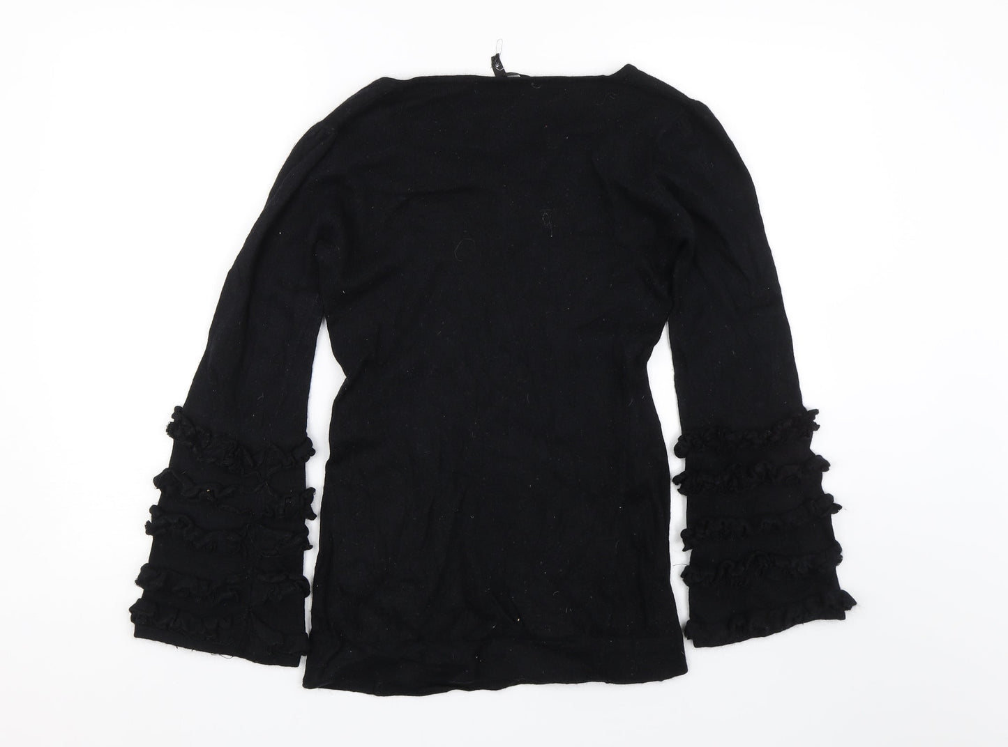 Peoples Market Womens Black   Basic T-Shirt Size M