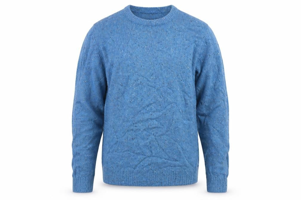 Cedarwood State Mens Blue Knit Pullover Jumper Size L